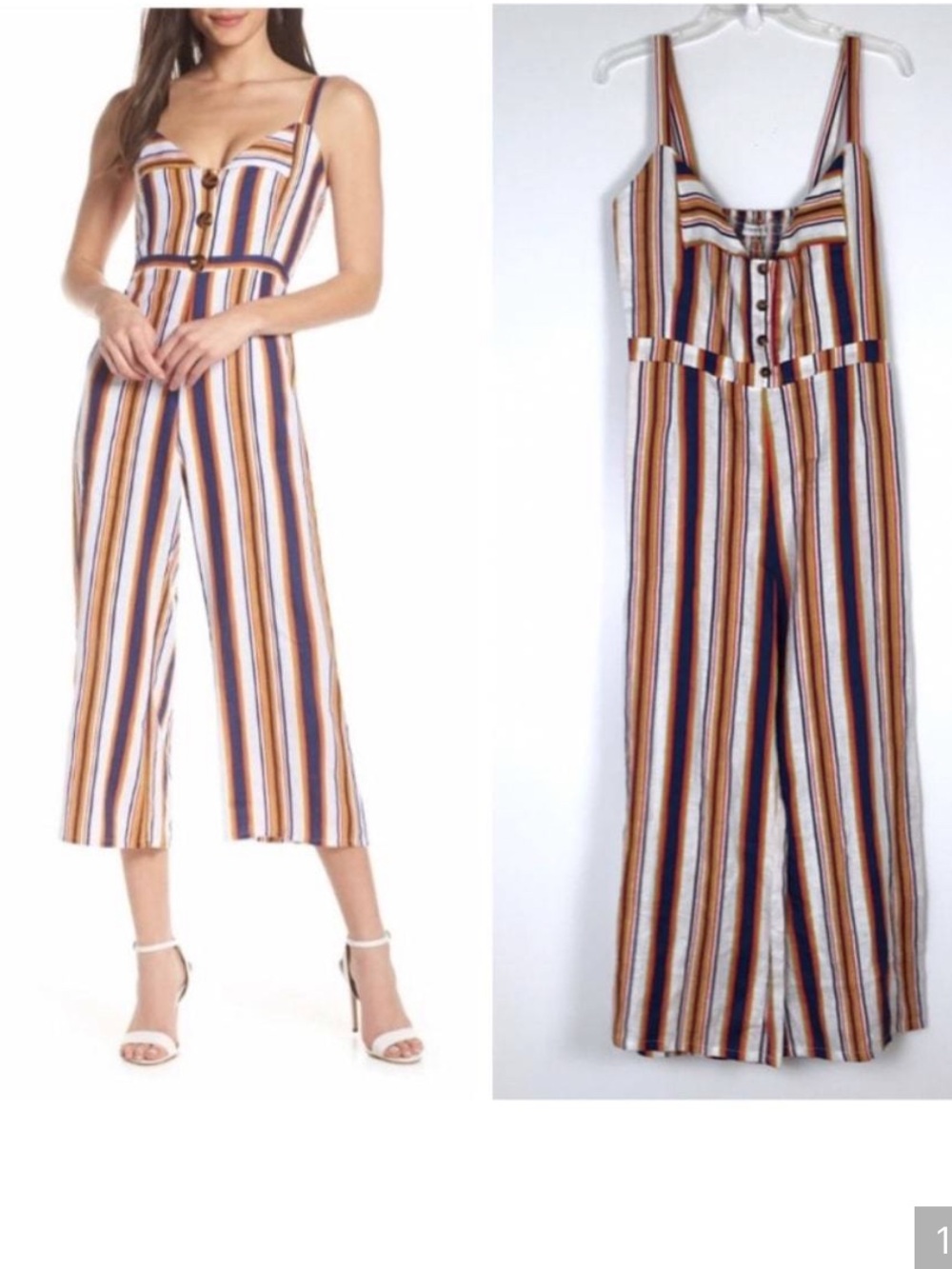 New Faithful The Brand Scout
Linen Jumpsuit Mirielle
Striped Festival Boho